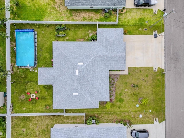7 Pine Bush Ln, Palm Coast, FL 32164 - bird's eye view of a pool area