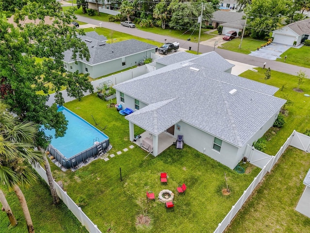 7 Pine Bush Ln, Palm Coast, FL 32164 - aerial view of property and surrounding area