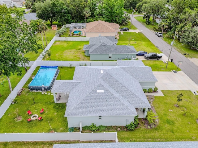 7 Pine Bush Ln, Palm Coast, FL 32164 - view of subject property featuring a pool area
