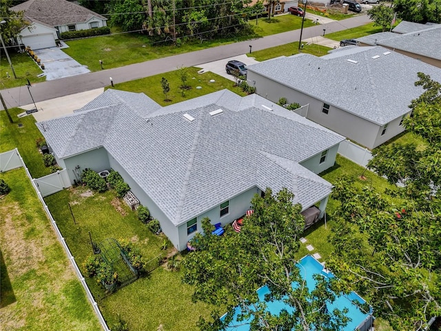 7 Pine Bush Ln, Palm Coast, FL 32164 - aerial view of property and surrounding area featuring a pool