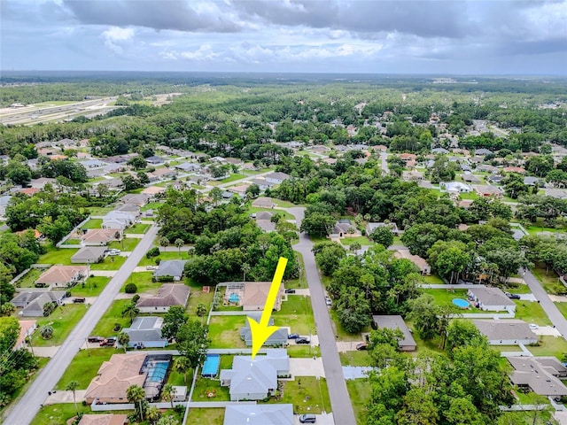 7 Pine Bush Ln, Palm Coast, FL 32164 - aerial perspective of suburban area