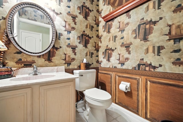 67 Lagare St, Palm Coast, FL 32137 - bathroom with vanity and tile patterned flooring