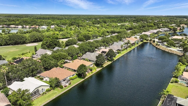 67 Lagare St, Palm Coast, FL 32137 - aerial perspective of suburban area with a nearby body of water and a local golf course