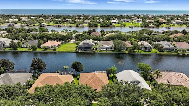 67 Lagare St, Palm Coast, FL 32137 - aerial view of residential area with a large body of water