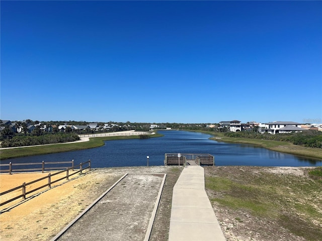 19 Bay Dr, Palm Coast, FL 32137 - dock with a water view