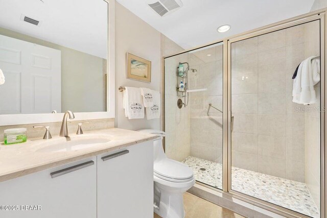 231 Riverside Dr Unit 103-1, Daytona Beach, FL 32117 - full bath with vanity and a shower stall