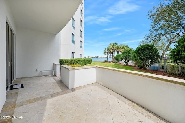231 Riverside Dr Unit 103-1, Daytona Beach, FL 32117 - balcony featuring a water view