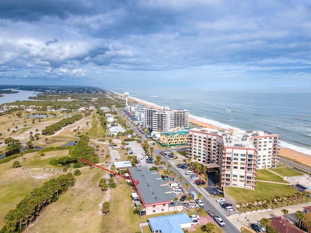 3628 S Central Ave Unit 5, Flagler Beach, FL 32136 - drone / aerial view of a nearby body of water and apartment complex