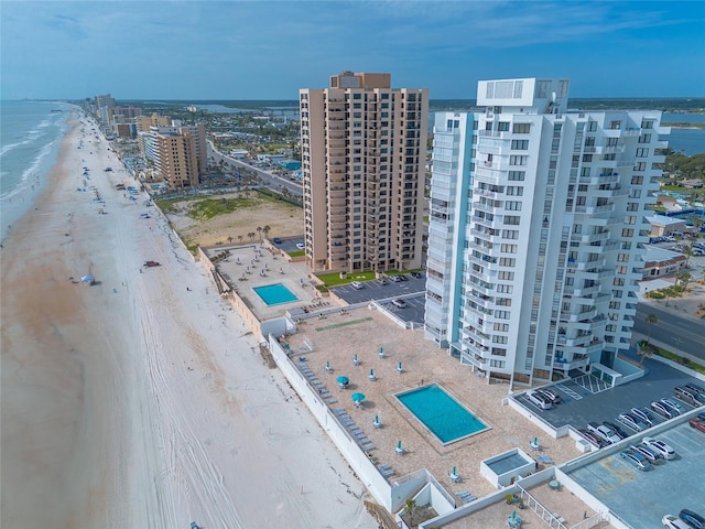 3047 S Atlantic Ave Unit 706, Daytona Beach, FL 32118 - drone / aerial view of a pool area