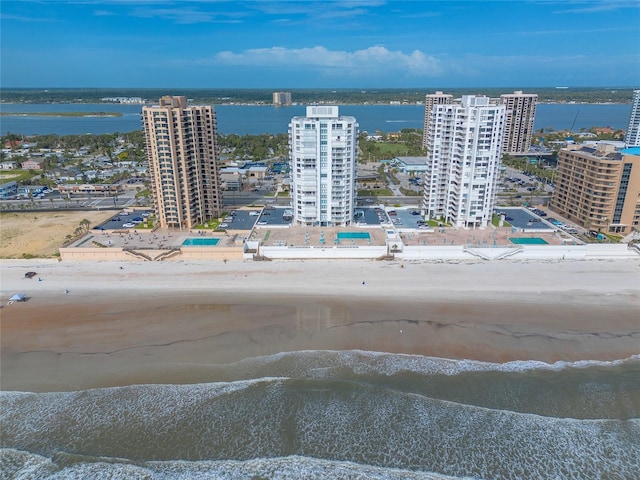 3047 S Atlantic Ave Unit 706, Daytona Beach, FL 32118 - view of urban area with waterfront with a beach