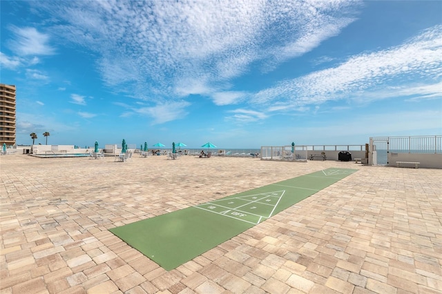 3047 S Atlantic Ave Unit 706, Daytona Beach, FL 32118 - view of home's community featuring shuffleboard