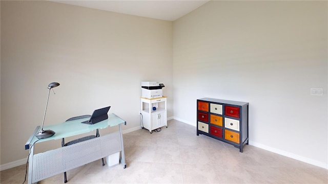 90 Randolph Dr, Palm Coast, FL 32164 - office area featuring baseboards
