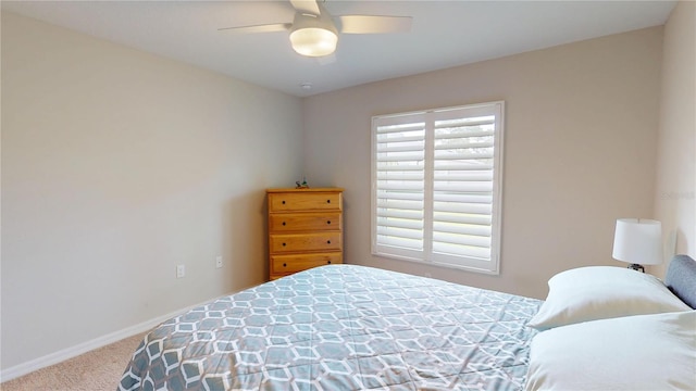 90 Randolph Dr, Palm Coast, FL 32164 - bedroom with carpet flooring and a ceiling fan