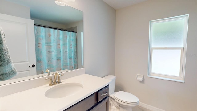 90 Randolph Dr, Palm Coast, FL 32164 - bathroom featuring vanity and curtained shower
