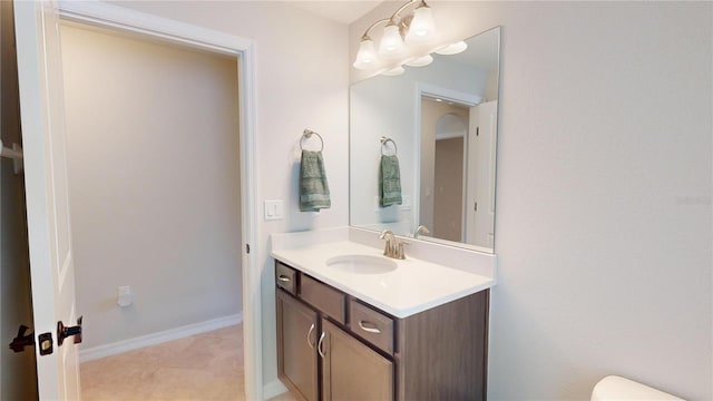 90 Randolph Dr, Palm Coast, FL 32164 - half bath with vanity and toilet