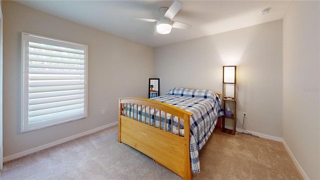 90 Randolph Dr, Palm Coast, FL 32164 - bedroom featuring carpet and ceiling fan