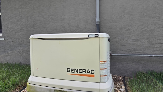 90 Randolph Dr, Palm Coast, FL 32164 - exterior view of a power unit and stucco siding