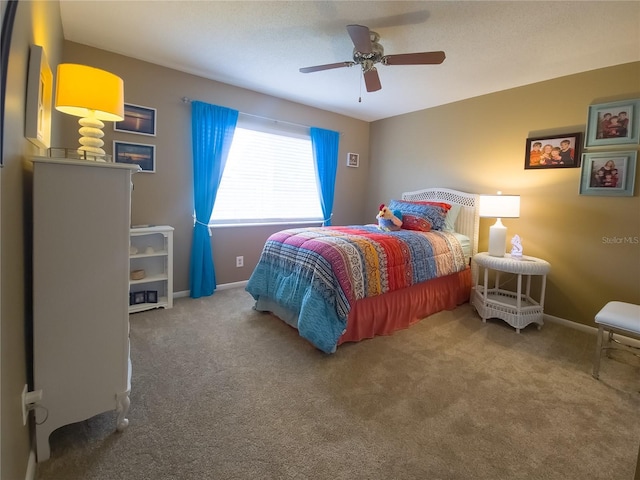 9 Collins Ln, Palm Coast, FL 32137 - bedroom featuring carpet and ceiling fan