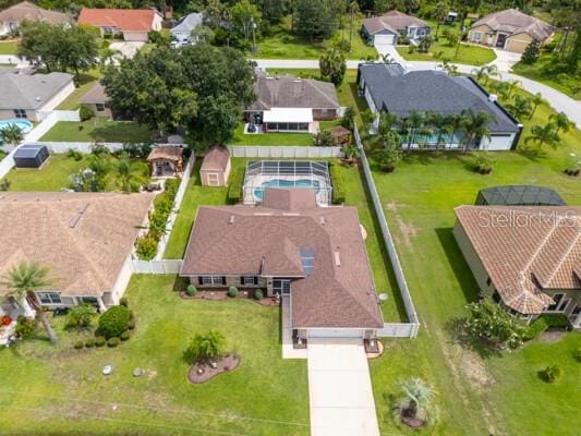 4 Essington Ln, Palm Coast, FL 32164 - aerial view of property's location featuring nearby suburban area and a pool