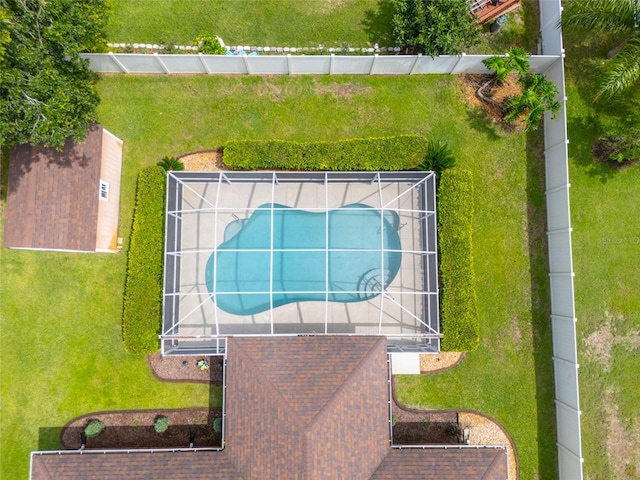4 Essington Ln, Palm Coast, FL 32164 - aerial view of a pool