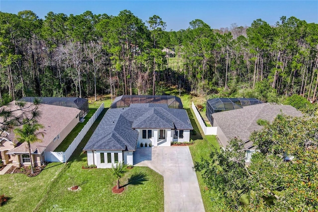 179 Eric Dr, Palm Coast, FL 32164 - view of subject property with a forest