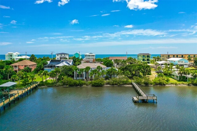 101 N 22nd St, Flagler Beach, FL 32136 - aerial view of a nearby body of water