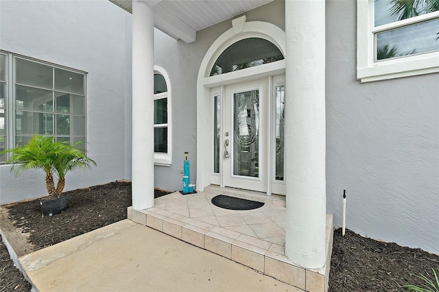 101 N 22nd St, Flagler Beach, FL 32136 - entrance to property with stucco siding