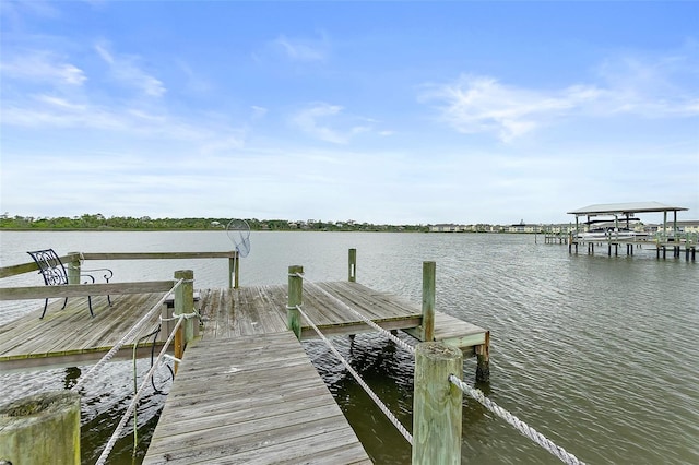 101 N 22nd St, Flagler Beach, FL 32136 - dock featuring a water view