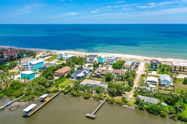 101 N 22nd St, Flagler Beach, FL 32136 - aerial view of property's location with a nearby body of water
