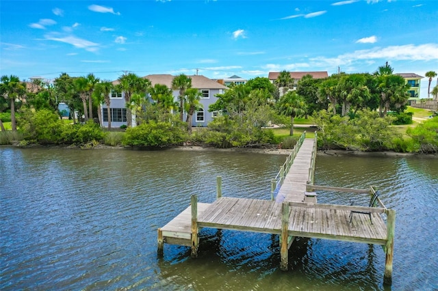 101 N 22nd St, Flagler Beach, FL 32136 - dock featuring a water view