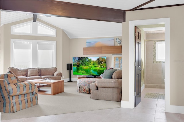 9353 Old A1A, Saint Augustine, FL 32080 - living room featuring light tile patterned floors