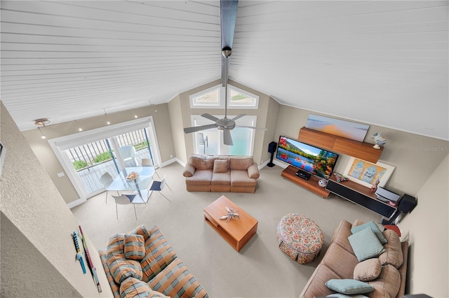 9353 Old A1A, Saint Augustine, FL 32080 - view of carpeted living area