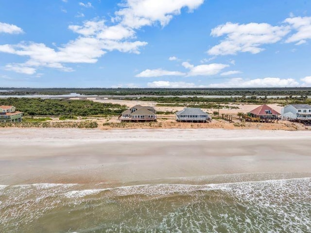 9353 Old A1A, Saint Augustine, FL 32080 - aerial view of waterfront with a beach