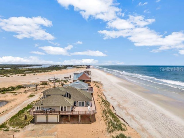 9353 Old A1A, Saint Augustine, FL 32080 - aerial view of property and surrounding area with unending shoreline