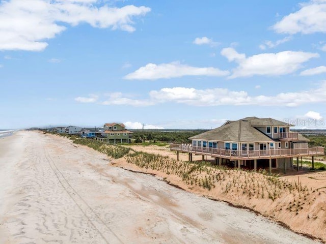 9353 Old A1A, Saint Augustine, FL 32080 - view of dirt / gravel road featuring view of water and beach