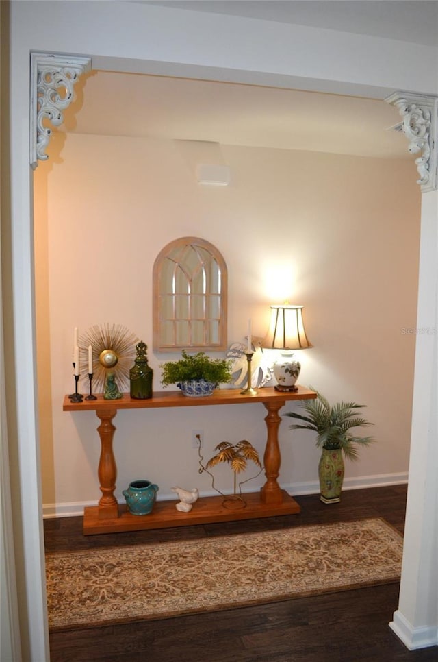 35 Putter Dr, Palm Coast, FL 32164 - detailed view of wood finished floors and baseboards