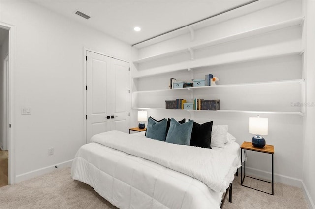 476 Stirling Bridge Dr, Ormond Beach, FL 32174 - carpeted bedroom featuring a closet and recessed lighting