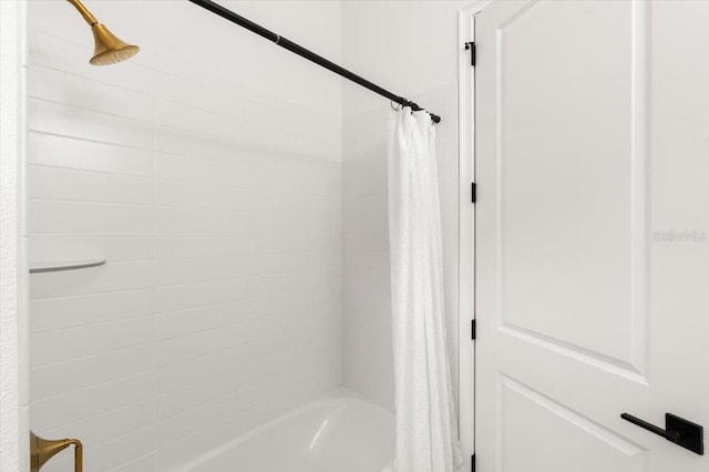 476 Stirling Bridge Dr, Ormond Beach, FL 32174 - full bathroom with shower / bathtub combination with curtain