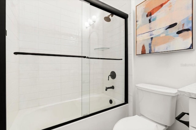 476 Stirling Bridge Dr, Ormond Beach, FL 32174 - bathroom with toilet and enclosed tub / shower combo