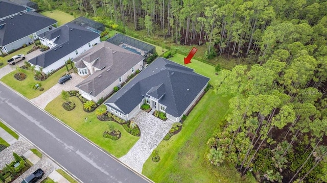 476 Stirling Bridge Dr, Ormond Beach, FL 32174 - aerial view of a heavily wooded area