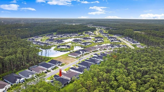 476 Stirling Bridge Dr, Ormond Beach, FL 32174 - aerial view of residential area featuring a forest and a large body of water