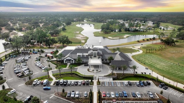 476 Stirling Bridge Dr, Ormond Beach, FL 32174 - aerial view of property and surrounding area with a large body of water and a local golf course