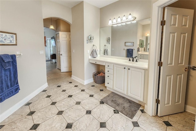 8 Wiltshire Pl, Palm Coast, FL 32164 - full bath featuring tile patterned floors and vanity