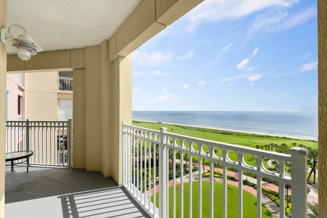 200 Ocean Crest Dr Unit 813, Palm Coast, FL 32137 - balcony with a water view