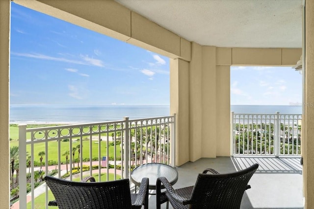 200 Ocean Crest Dr Unit 813, Palm Coast, FL 32137 - balcony featuring a water view