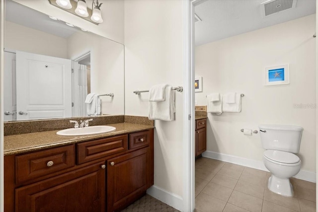 200 Ocean Crest Dr Unit 813, Palm Coast, FL 32137 - bathroom with vanity and tile patterned floors