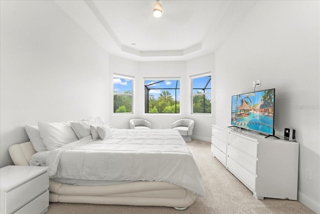 23 Ocean Ridge Blvd N, Palm Coast, FL 32137 - bedroom with light colored carpet and a tray ceiling