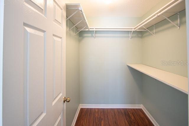 9 Empress Ln, Palm Coast, FL 32164 - walk in closet with wood finished floors