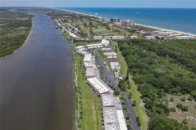 32 S Ocean Palm Villa Dr S Unit 320, Flagler Beach, FL 32136 - aerial view of property and surrounding area featuring a nearby body of water