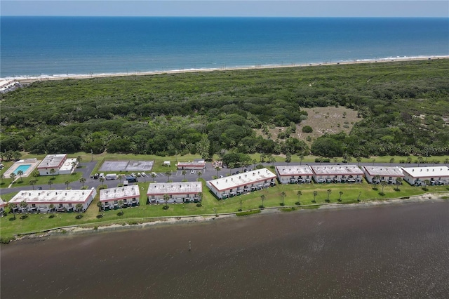 32 S Ocean Palm Villa Dr S Unit 320, Flagler Beach, FL 32136 - aerial view of property's location featuring expansive beach